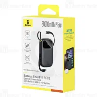 پاوربانک بیسوس Qpow3 45w 20000mAh