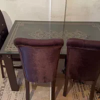 میز غذاخوری همراه با ۳ صندلی