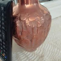 جلومبل برنز قدیمی گلدانه مس قدیمیخ