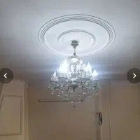 لوستر  سقفی ۶ شاخه برنز