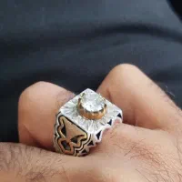 انگشتر نقره دست ساز زیبا و سنگین
