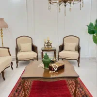 سرویس کامل مبلمان فرانسوی جلو‌مبلی و نهار خوری