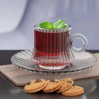 ست فنجان نعلبکی با کیفیت مناسب کادویی(گالری شیوا)