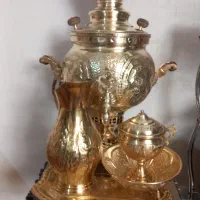 سماور همراه ست کامل و قندان