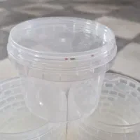 سطل مایکرویوی ۴۰۰ گرم درب دارطب پلاست