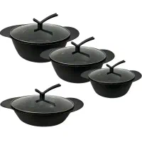 سرویس قابلمه و تابه گرانیت 8 پارچه آرسکا پروانه