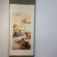 تابلو دیواری پارچه ای طوماری سنتی چینی ژاپنی
