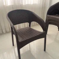 صندلی دسته دار حصیری کد 992 ناصرپلاستیک
