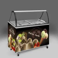 یخچال بستنی تایپینگ ۱۰ لگنه زیمان