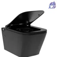 توالت فرنگی وال هنگ مشکی نو