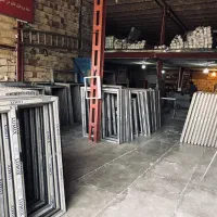 درب و پنجره دوجداره upvc شیشه و توری پلیسه