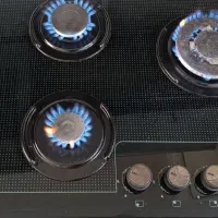 گاز رومیزی کابینتی صفحه پنج شعل توکار روکار