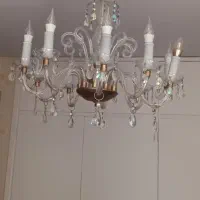 لوستر کریستالی جفت