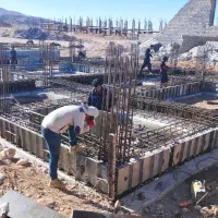 قالب بندی و آرماتوربندی  ساختمان اسکلت بتنی