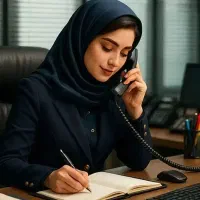 منشی خانم پاره وقت و بلاگر خانم