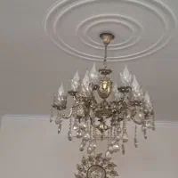 لوستر برنجی ۱۲ شعله