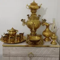 ست سماور برنجی اصل
