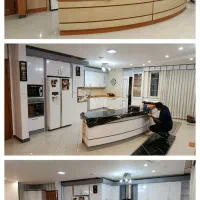 نصاب و فروشنده برچسب کابینت و ماتکن شیشه