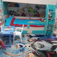 تخت دوطبقه شرکتی بادوکمد22تومن