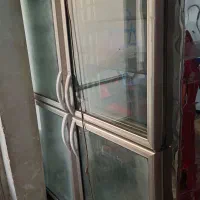 یخچال ویترینی ۴درب استیل ایستاده
