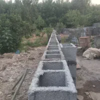 بلوک چینی ، سفال چینی ، سیمانکاری ، گودبرداری