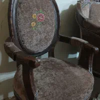 مبلمان فرحی ۹ نفره چوب گردو برند دقت
