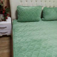 نیم ست مخمل پنبه دوزی