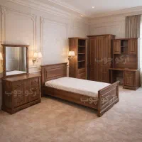 سرویس خواب یک نفره 90 تخت دونفره 2 نوجوان کمد جوان