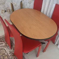 ناهارخوری ۴ نفره چرمی