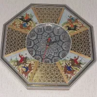 ساعت دیواری خاتم کاری
