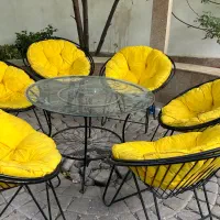 میز صندلی باغی شیک و مرتب