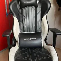 صندلی گیمینگ dxracer black and white