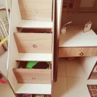 تخت چوبی دوطبقه