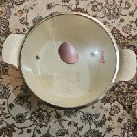 قابلمه پاروگرانیتی کاندیدسایز28. 25ن.بشقاب ورکوگود