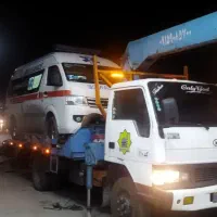 جرثقیل خاور امداد  یدکش  خودروبر طرقبه شاندیز