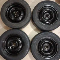 رینگ لاستیک سایز 205.60.15 با لاستیک خارجی 90%