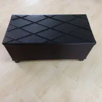 پاف جلو مبلی طرح چرم