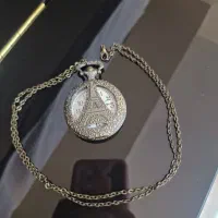 گردنبند ساعتی مدل برج ایفل