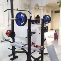 دستگاه بدنسازی ۵۲کاره وزنه هالتر دمبل