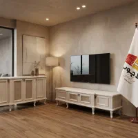 ست کامل میز تی وی کنسول جاکفشی تمام MDF(خط تولید)