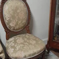 صندلی منبت کاری چوبی نو