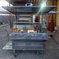 گاری فست فود تمام استیل