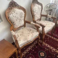 مبل استیل سلطنتی ۹ نفره با میز عسلی