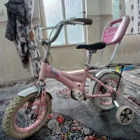 دوچرخه ۱۲ دخترونه صورتی