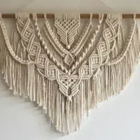 دیوار کوب مکرومه