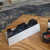 پایه شارژ PS5 اصلی + شلف دیواری پلی‌استیشن سالم