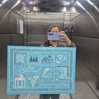 تابلوی لیپان آرت فیروزه ای