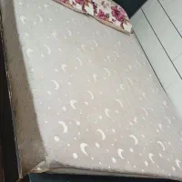 تخت چوبی دونفره همراه تشک