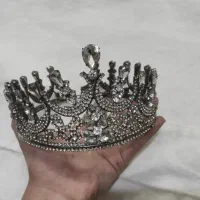 تاج عروس و گیره وبیگودی فر مو ابگرم
