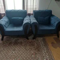 دو عدد کاناپه تک نفره سالم